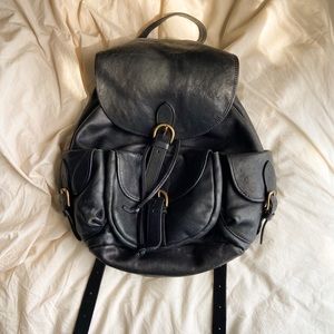 Vintage Leather Backpack